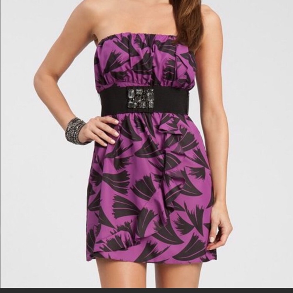 Guess Strapless Dress (belt not included)